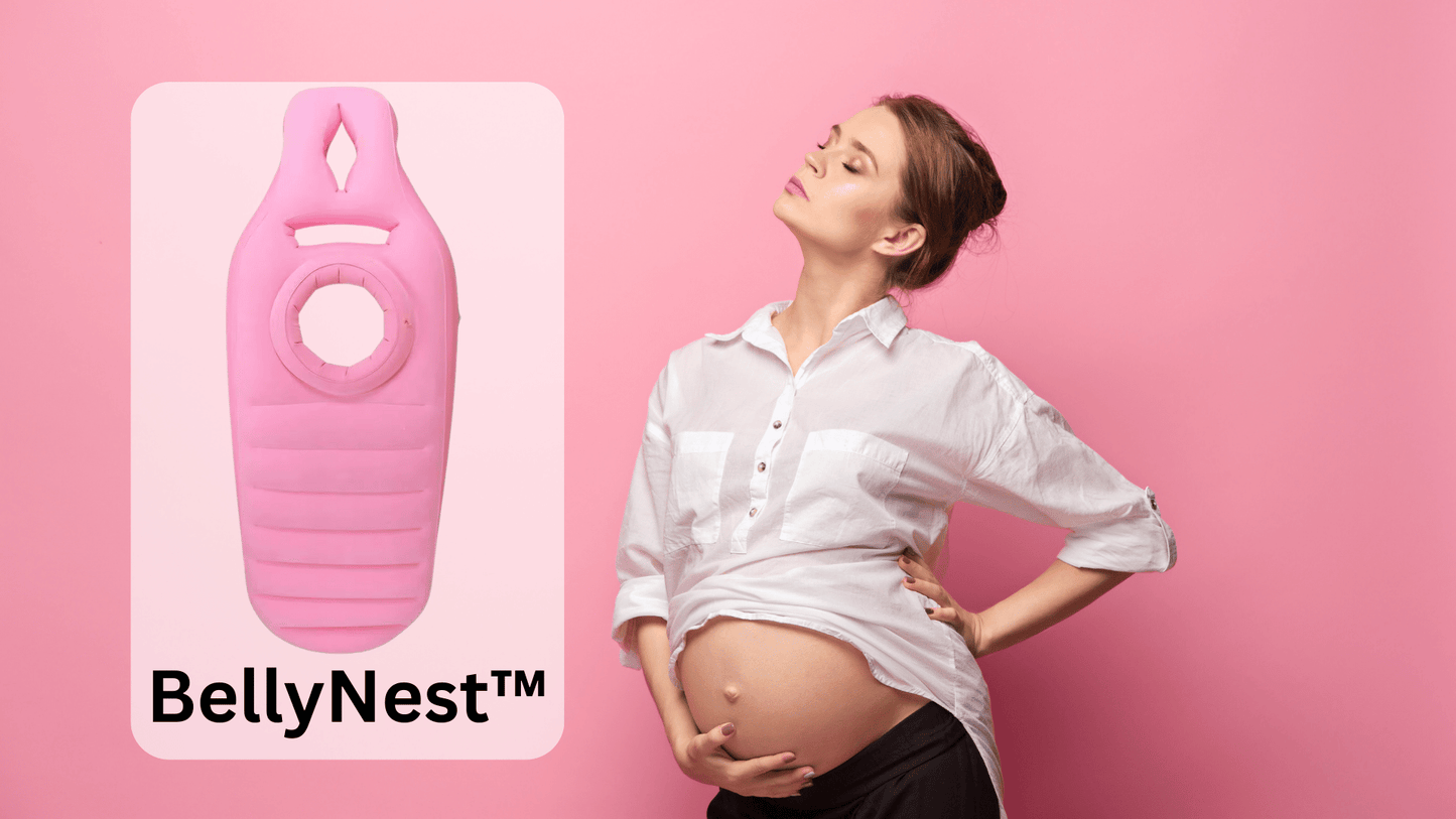 BellyNest™ – Endlich wieder schmerzfrei schlafen – auch auf dem Bauch!