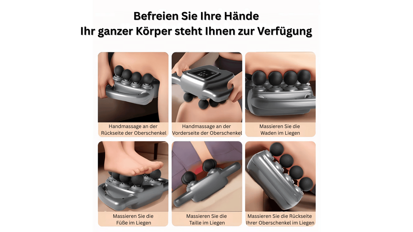 MuscleBlaster 16 - „16 Aufsätze. Eine Mission: Deine Tiefenentspannung.“