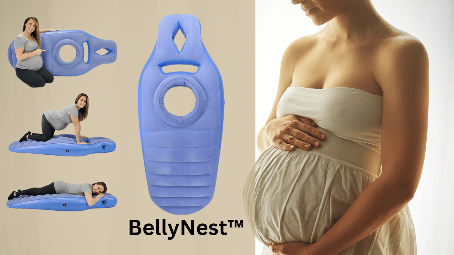 BellyNest™ – Endlich wieder schmerzfrei schlafen – auch auf dem Bauch!