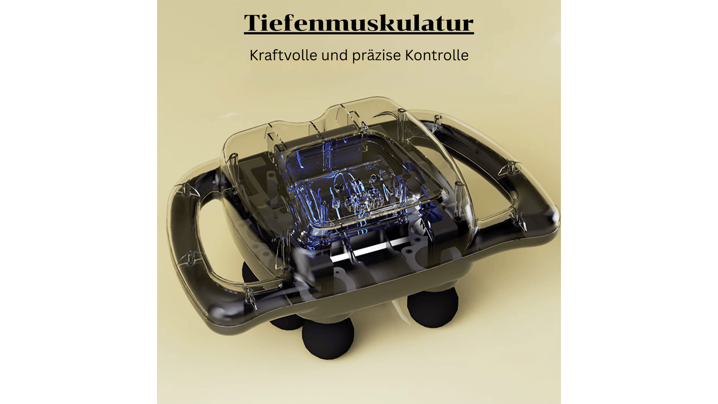 MuscleBlaster 16 - „16 Aufsätze. Eine Mission: Deine Tiefenentspannung.“